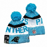 Carolina Panthers Team Logo Knit Hat YD (2),baseball caps,new era cap wholesale,wholesale hats